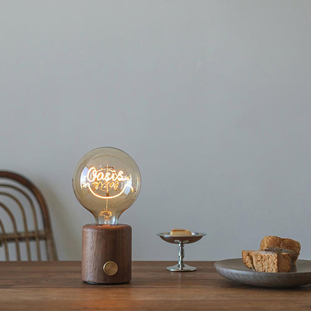 Altheil lámpara de mesa de madera
