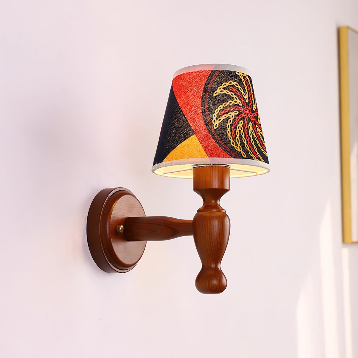 Orbel aplique de pared Mapleleaf de madera