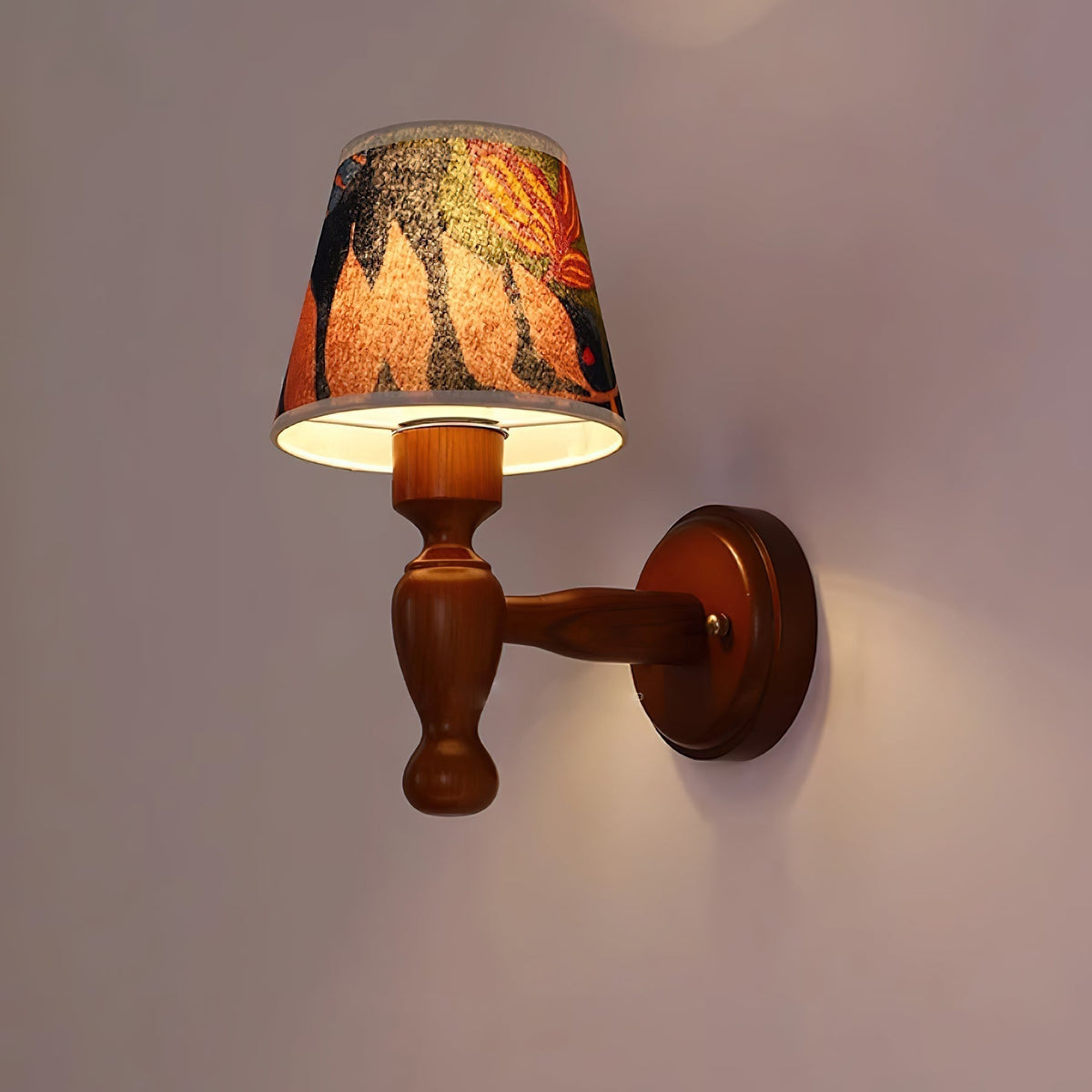 Orbel aplique de pared Mapleleaf de madera