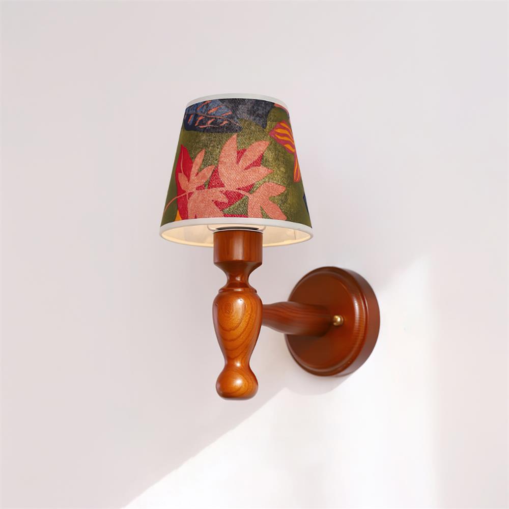 Orbel aplique de pared Mapleleaf de madera