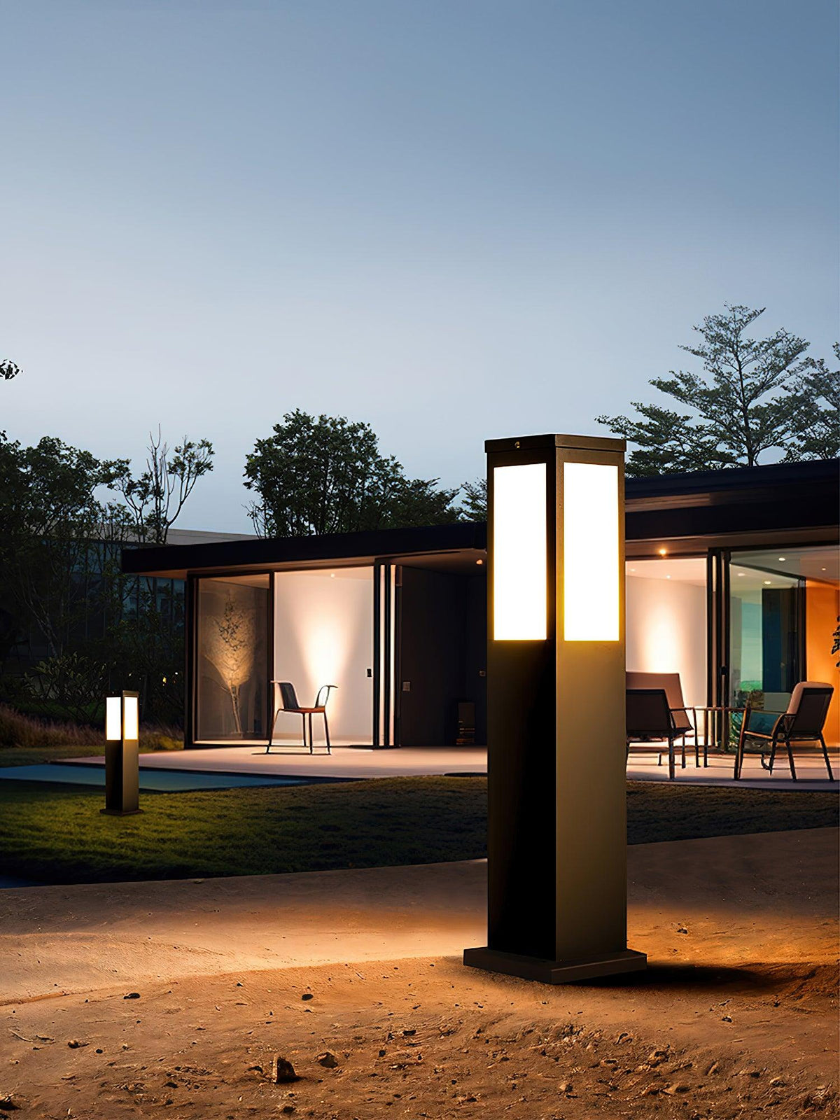 Aspren Bollard luminaria exterior solar