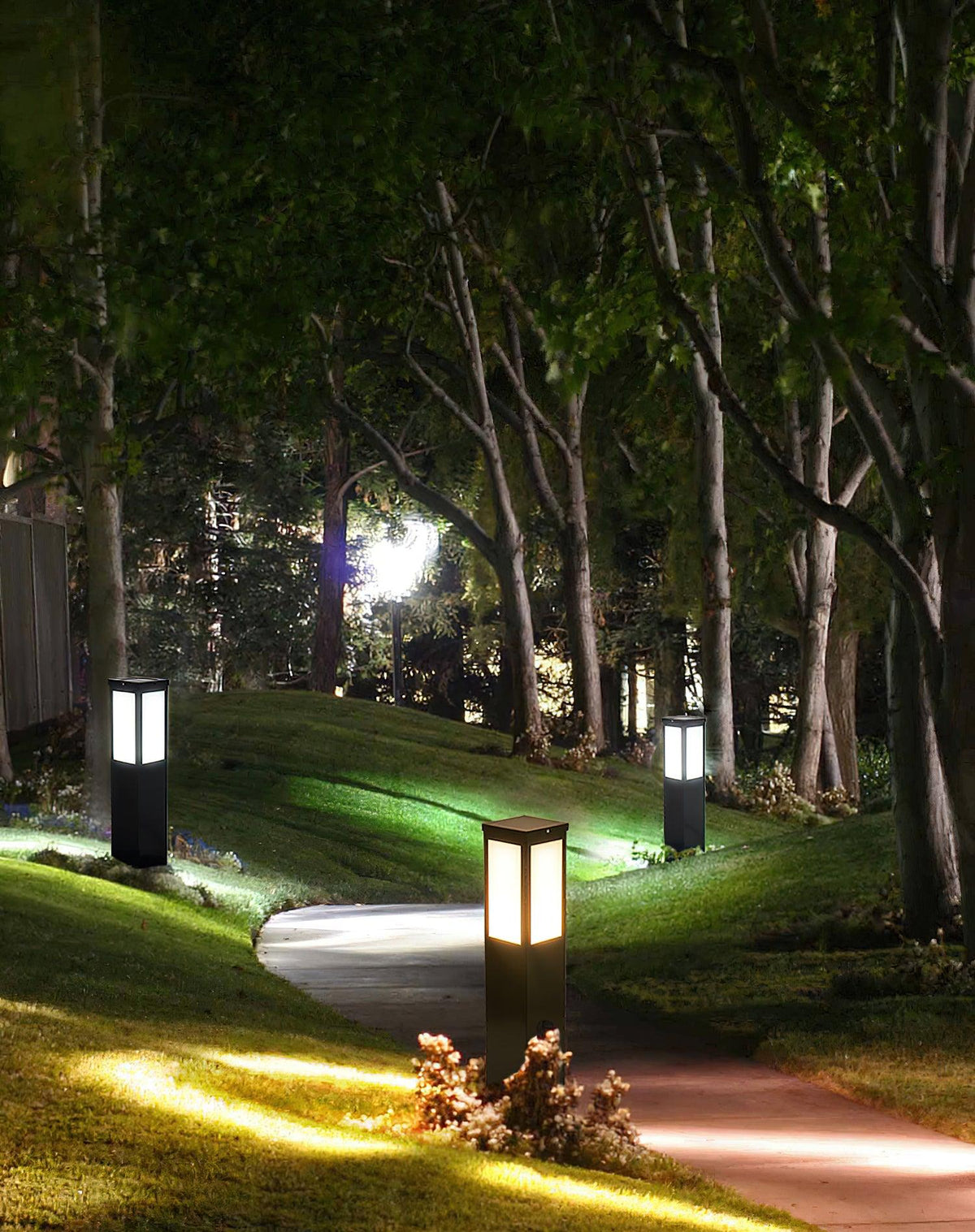 Aspren Bollard luminaria exterior solar