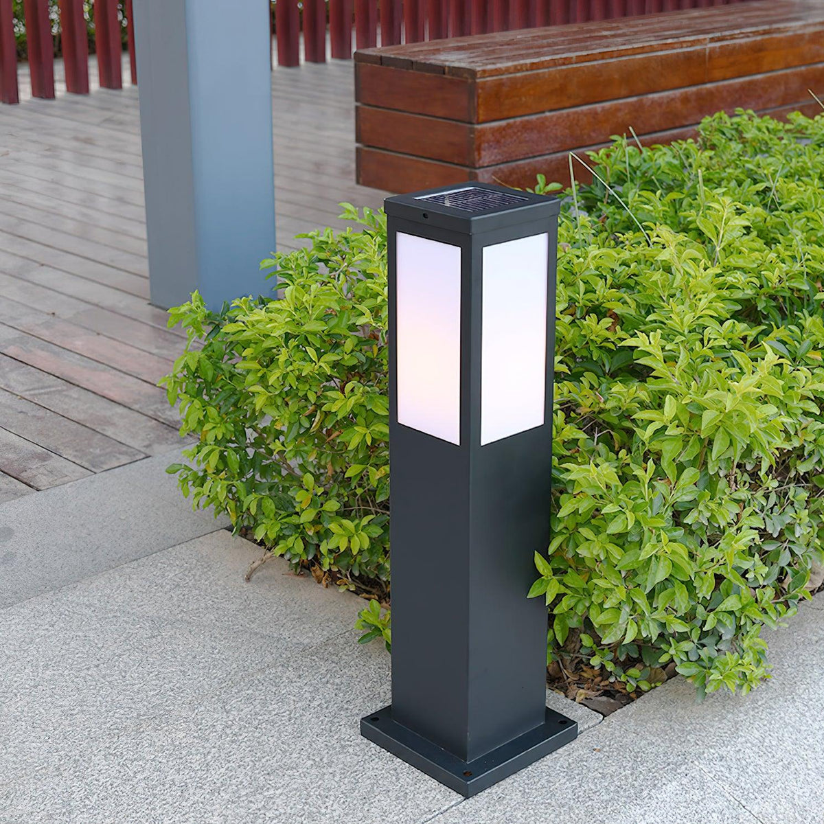 Aspren Bollard luminaria exterior solar