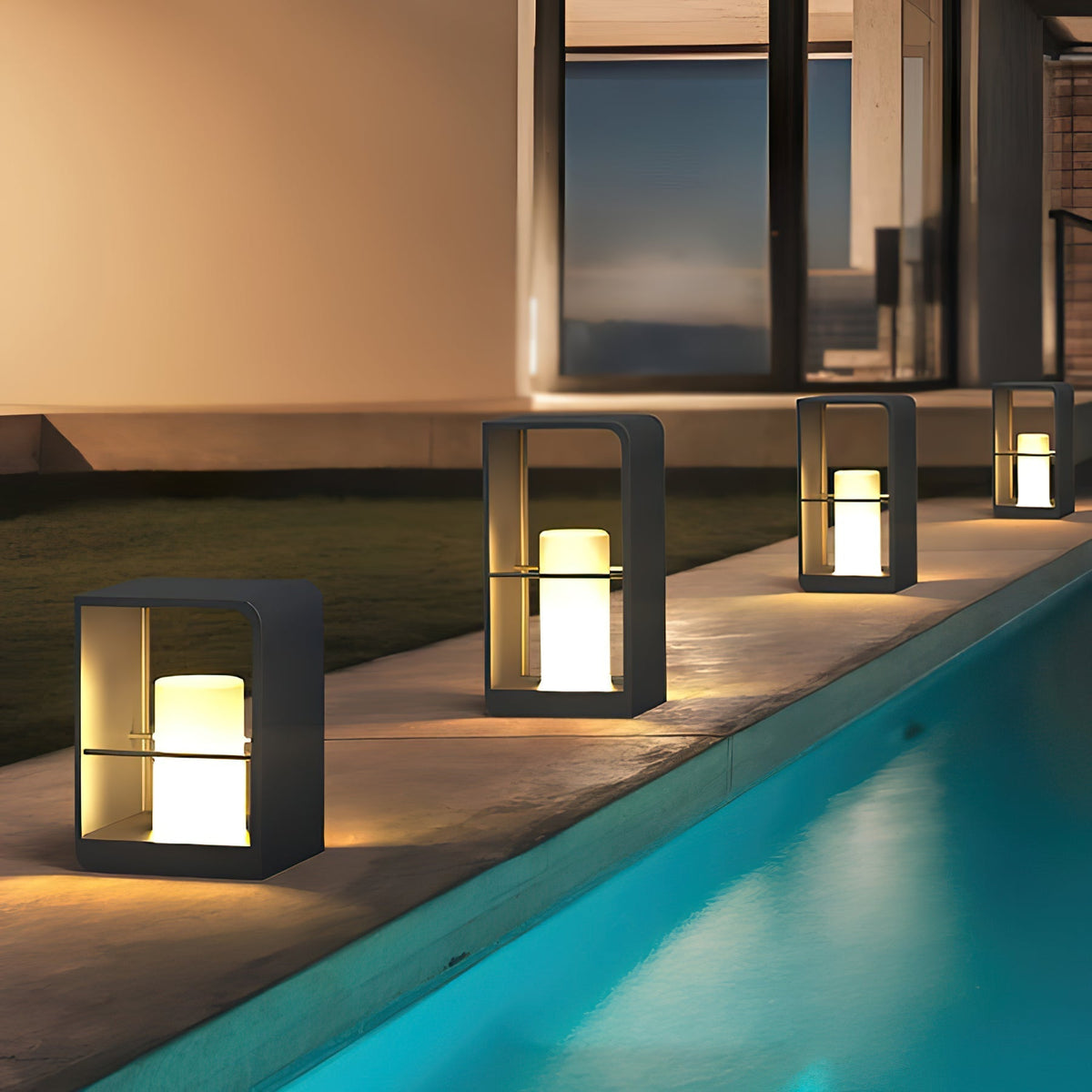 Reninian luminaria exterior minimalista