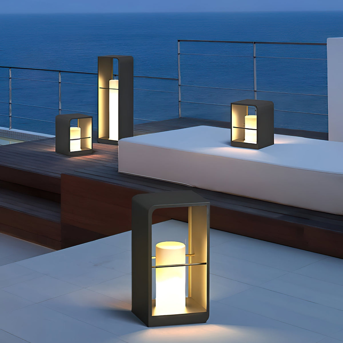 Reninian luminaria exterior minimalista