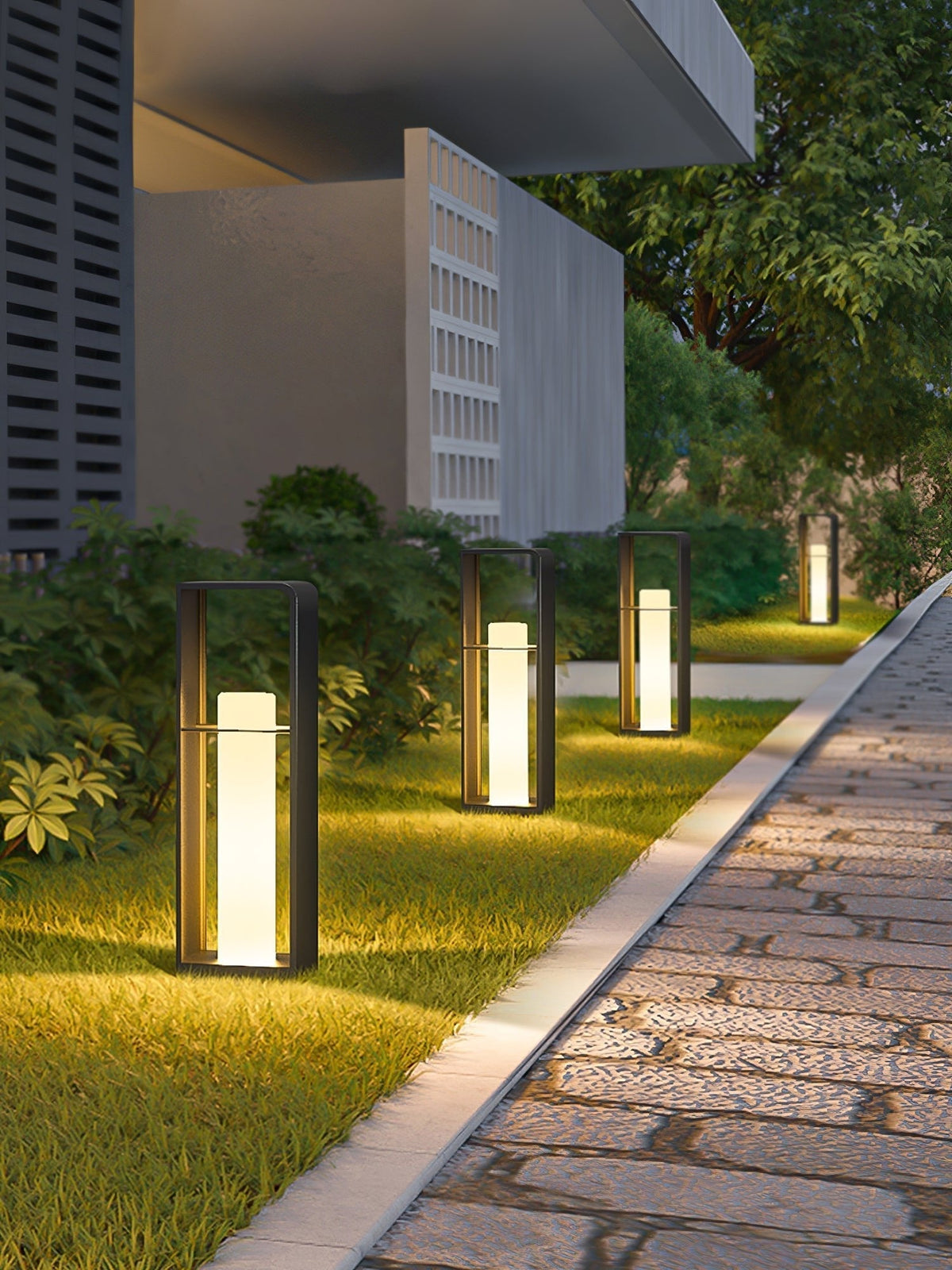 Cian luminaria exterior moderna