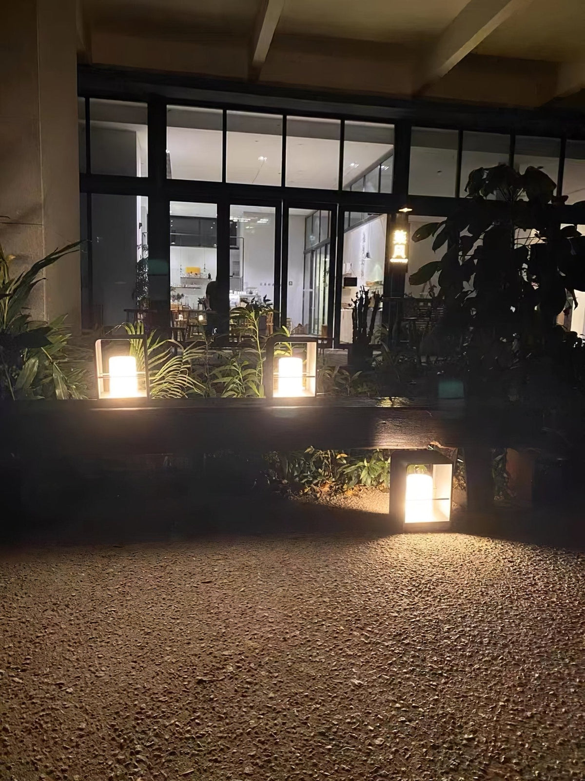 Cian luminaria exterior moderna