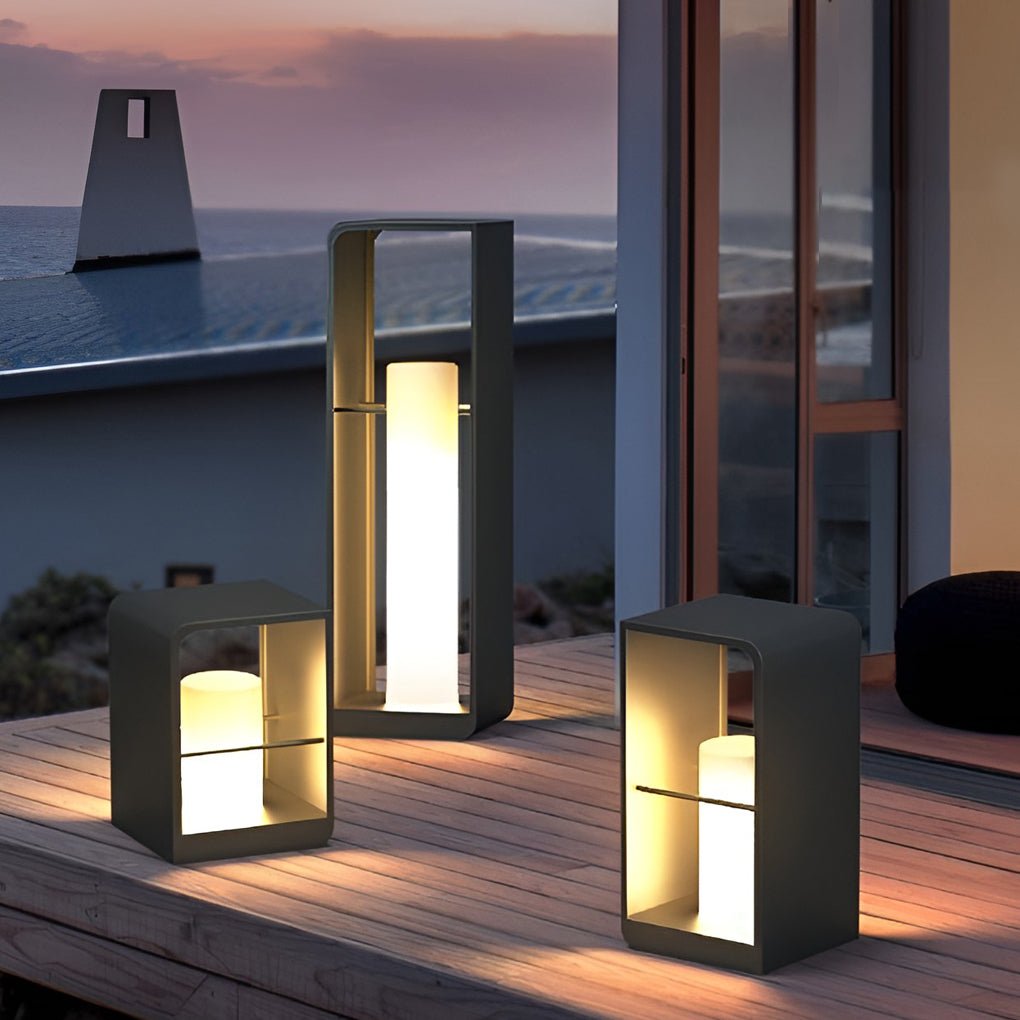 Cian luminaria exterior moderna