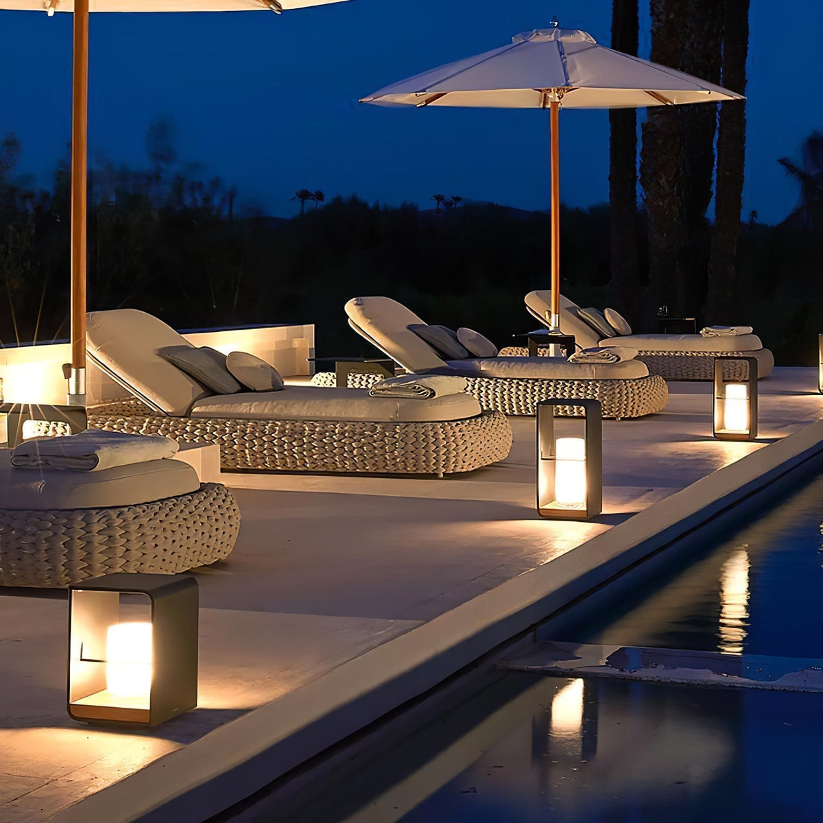 Cian luminaria exterior moderna