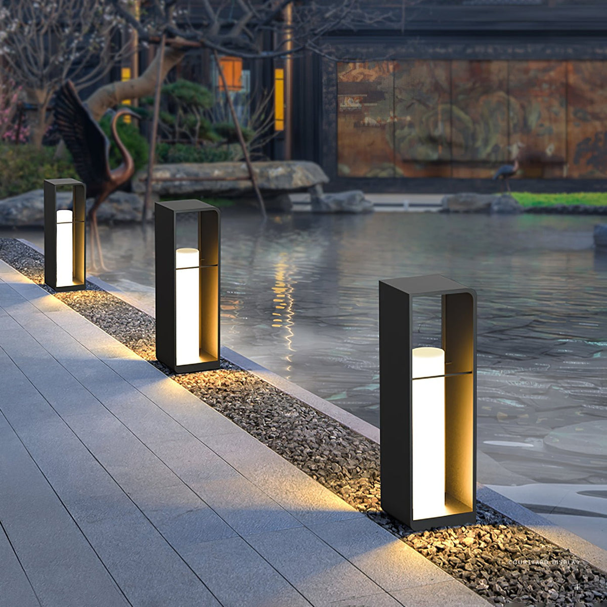 Reninian luminaria exterior minimalista