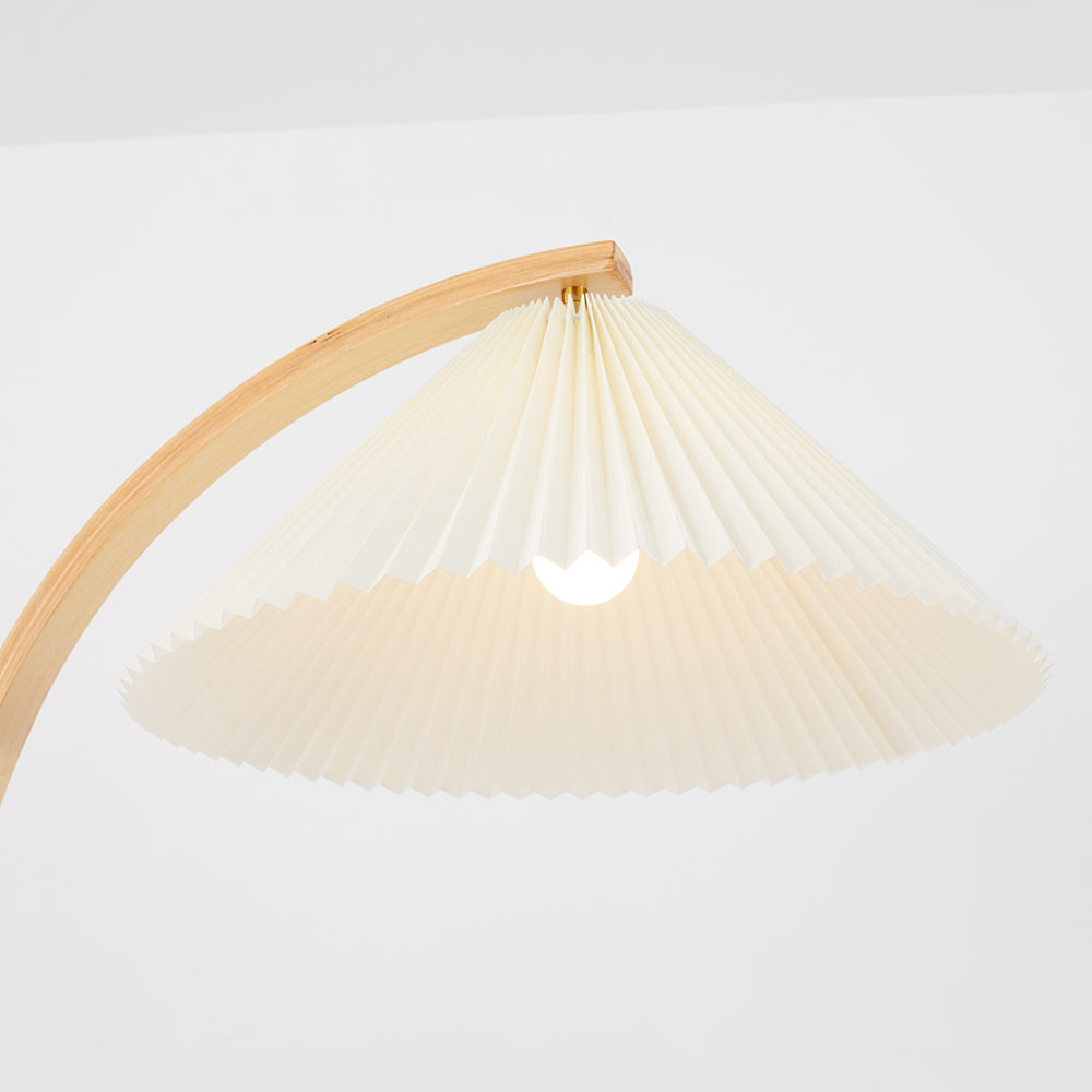 Muto Moderno Geométrico Metal LED Lámpara de Pie Blanco/Beige/Café