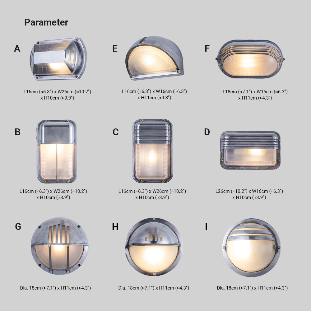Ray Moderno Geométrico Metal LED Aplique de Pared Exterior Plata