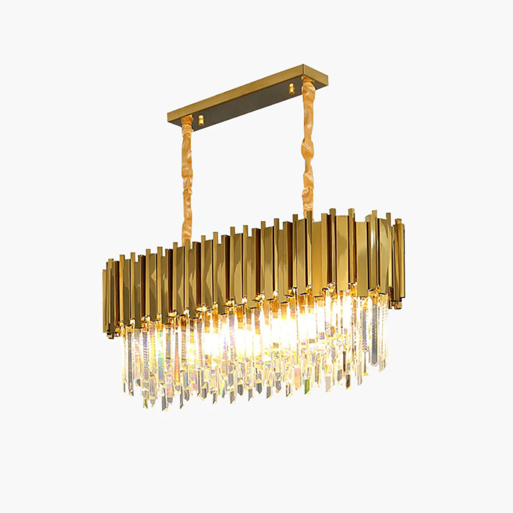 Kristy Moderna Nordica Decorativa Luja Lámpara Colgante Dorada