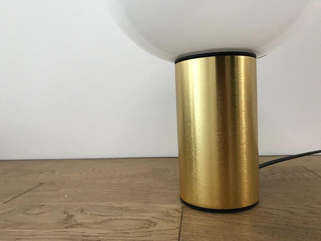 Insken lámpara de mesa clásica de vidrio