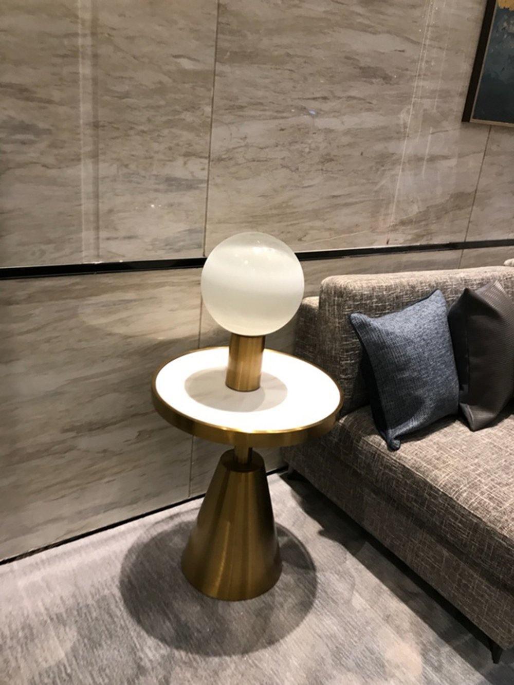 Insken lámpara de mesa clásica de vidrio