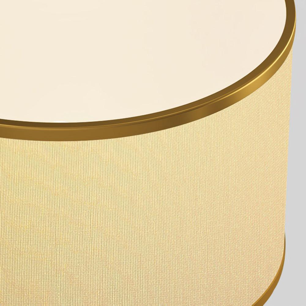 Linorira lámpara de mesa Luxe con tejido