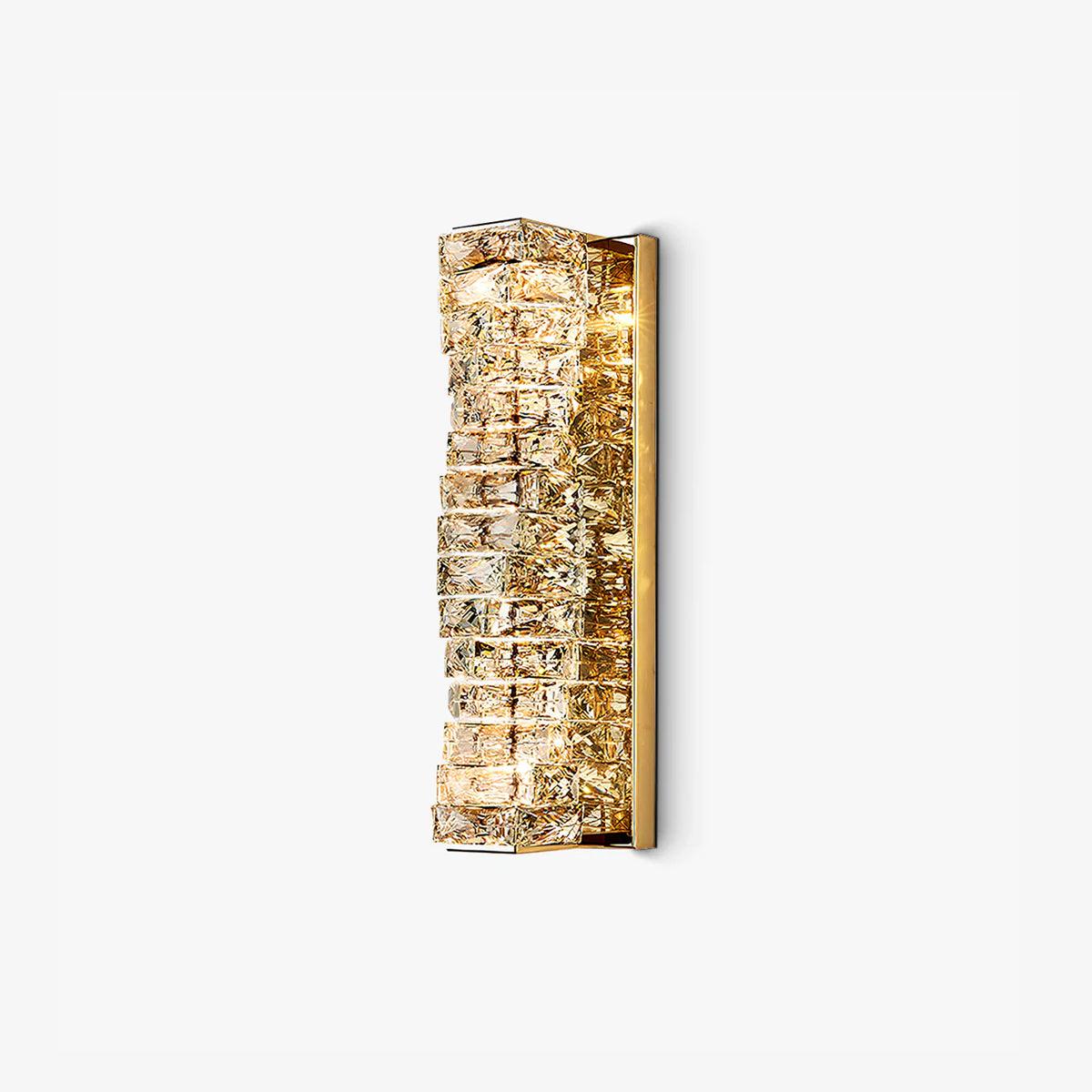 Ilvelia aplique de pared de lujo con cristal