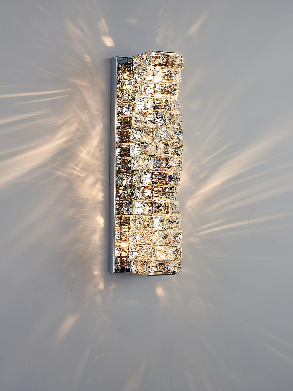 Ilvelia aplique de pared de lujo con cristal