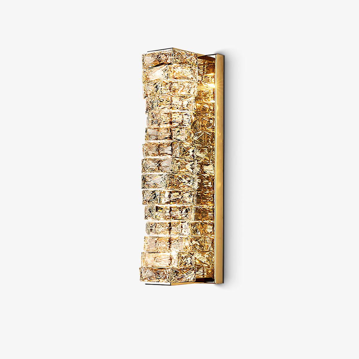 Ilvelia aplique de pared de lujo con cristal