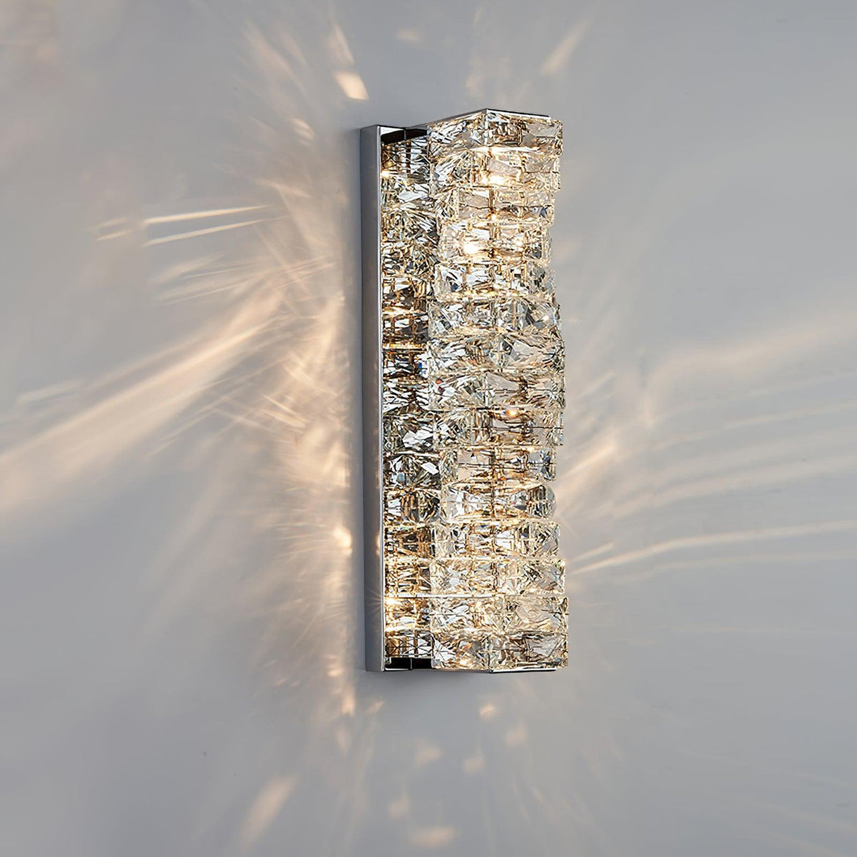 Ilvelia aplique de pared de lujo con cristal