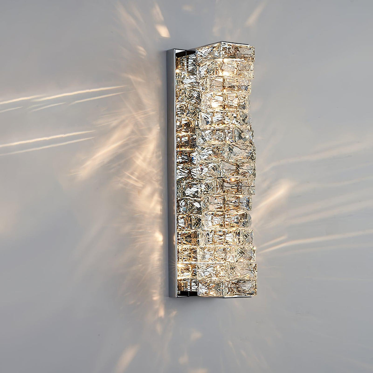 Ilvelia aplique de pared de lujo con cristal