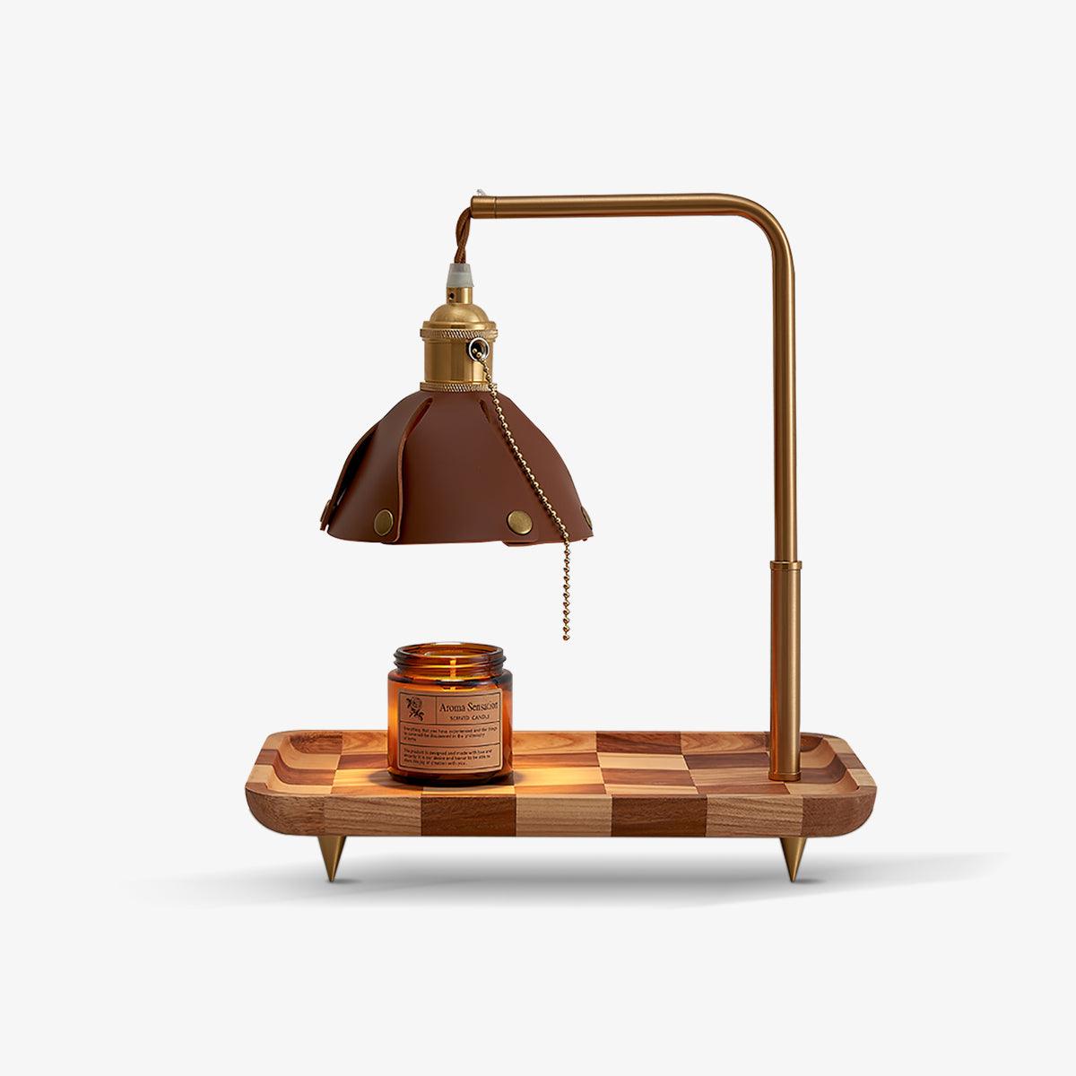 Elvaniella lámpara de mesa moderna de madera