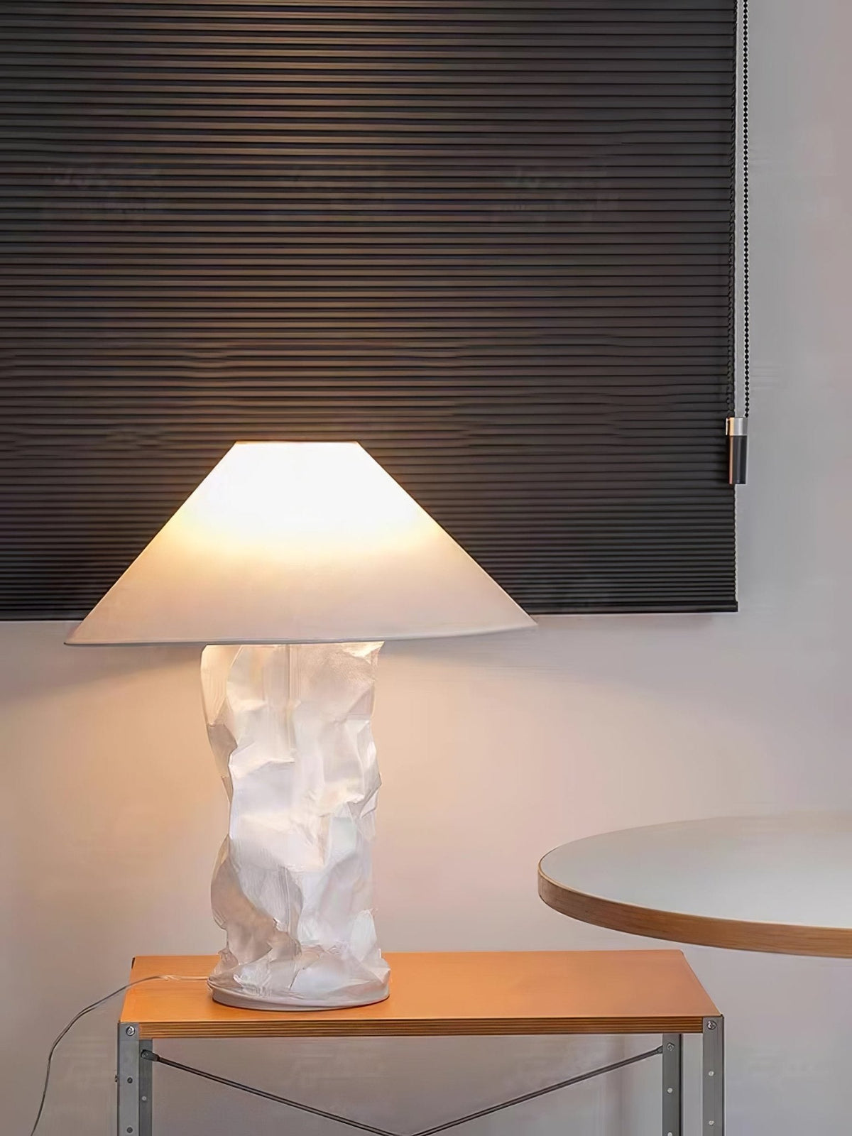 Lalemu lámpara de mesa artística de papel