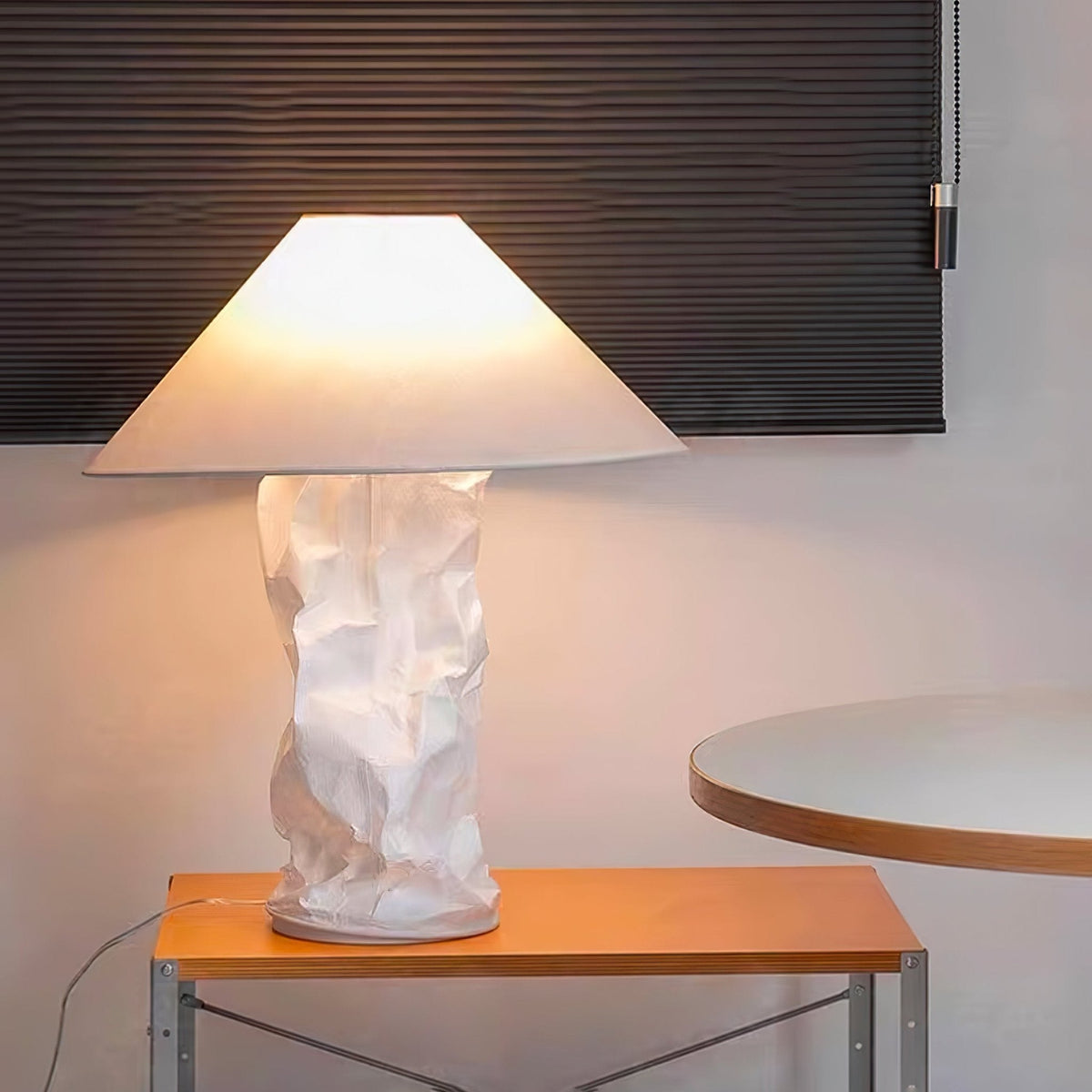 Lalemu lámpara de mesa artística de papel
