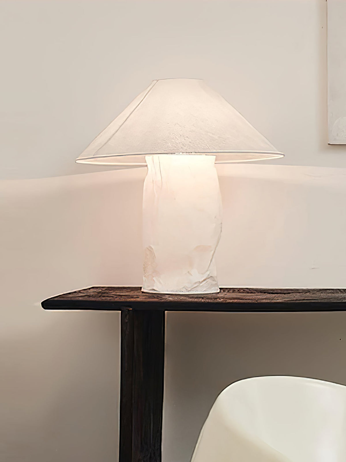 Lalemu lámpara de mesa artística de papel