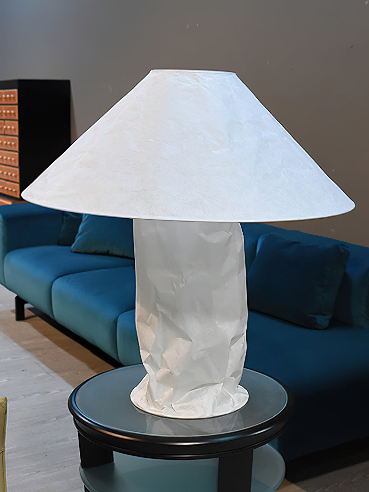 Lalemu lámpara de mesa artística de papel