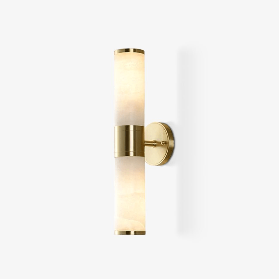 Tira aplique de pared minimalista alabastro