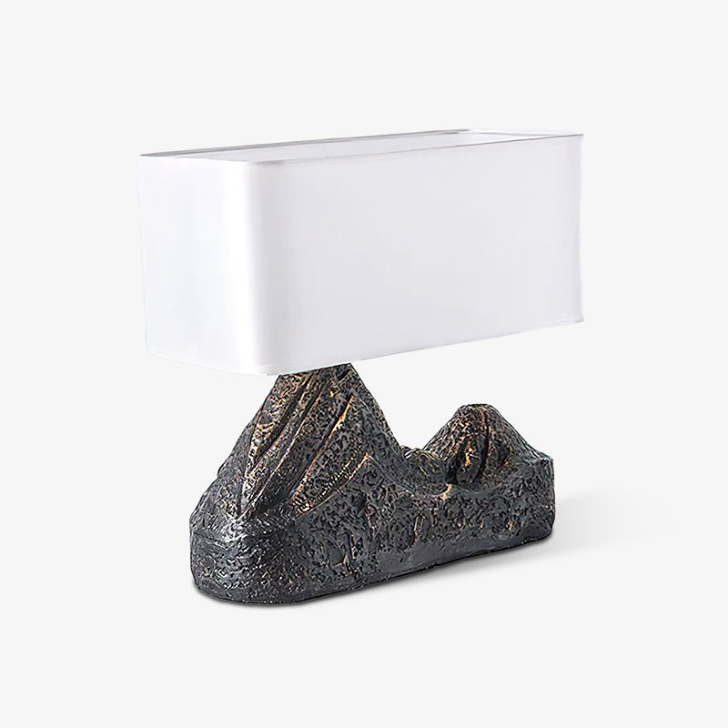 Della lámpara de mesa de resina natural