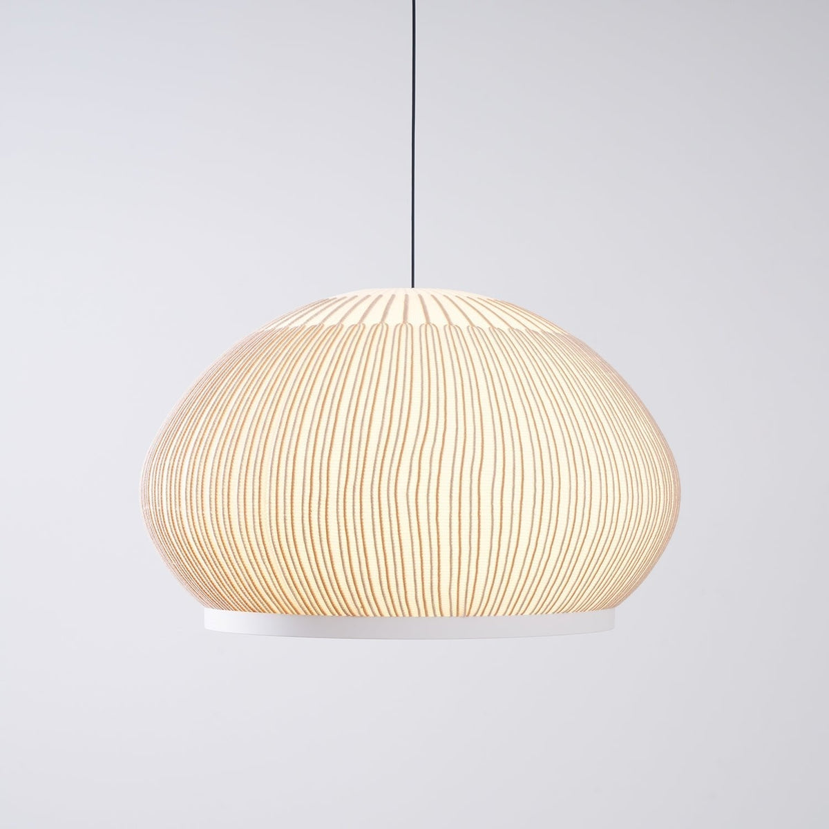 Lineiella lámpara colgante minimalista de tejido