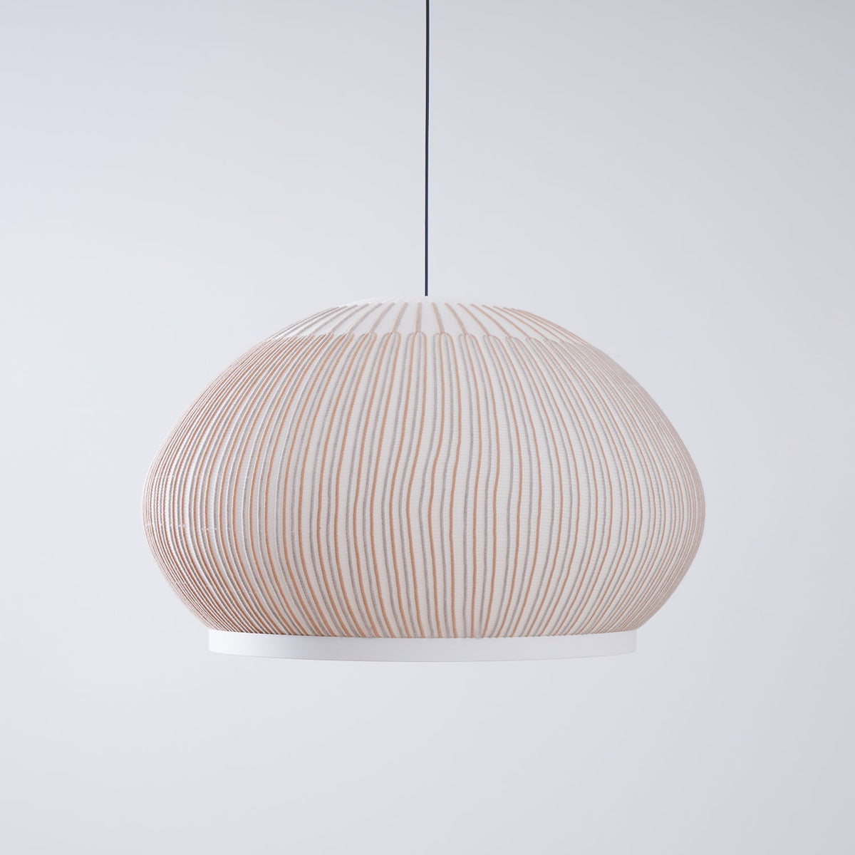 Lineiella lámpara colgante minimalista de tejido