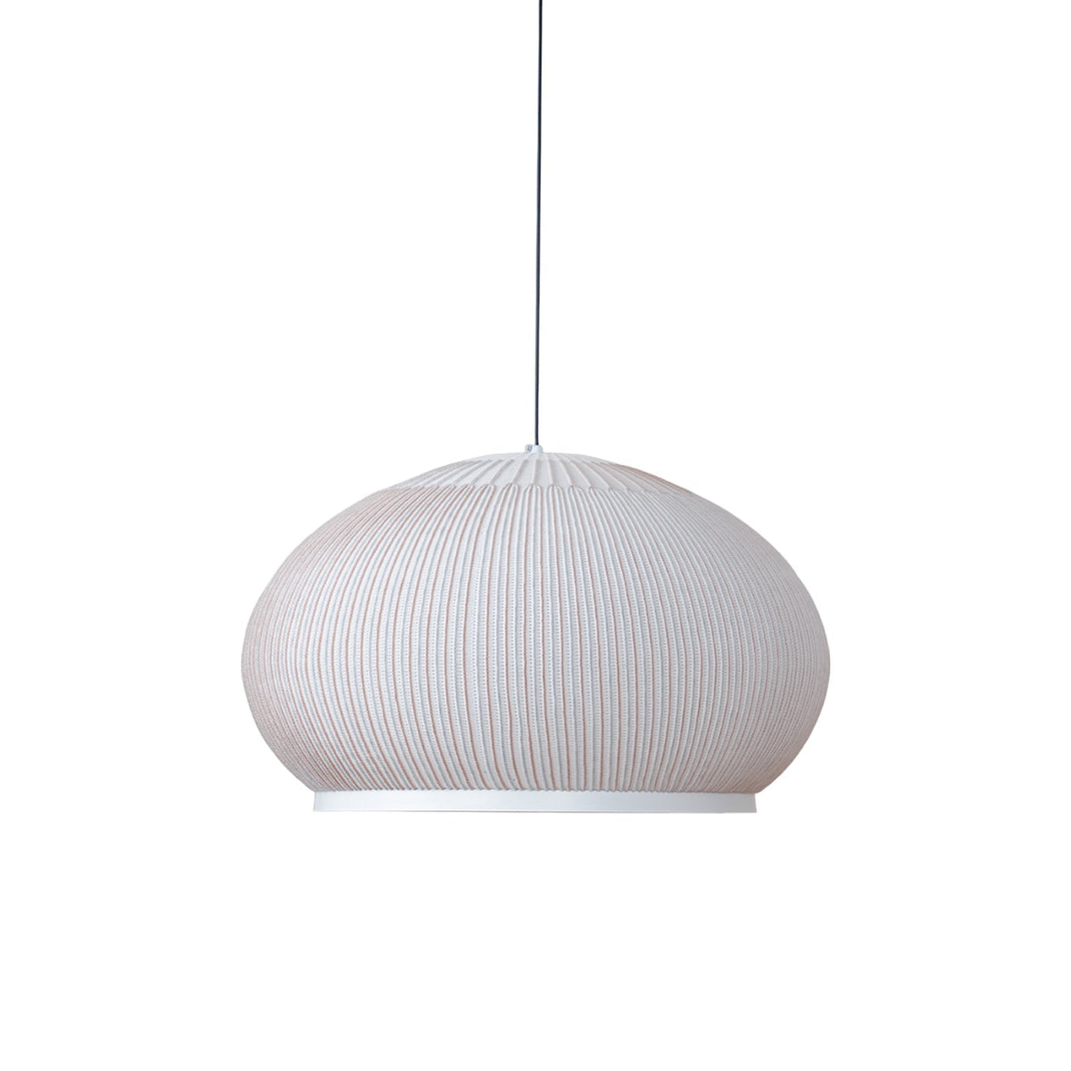 Lineiella lámpara colgante minimalista de tejido