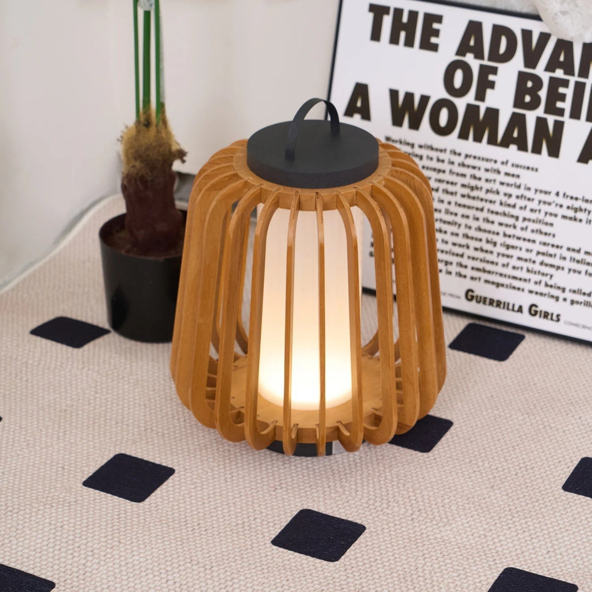 Fern lámpara de mesa
