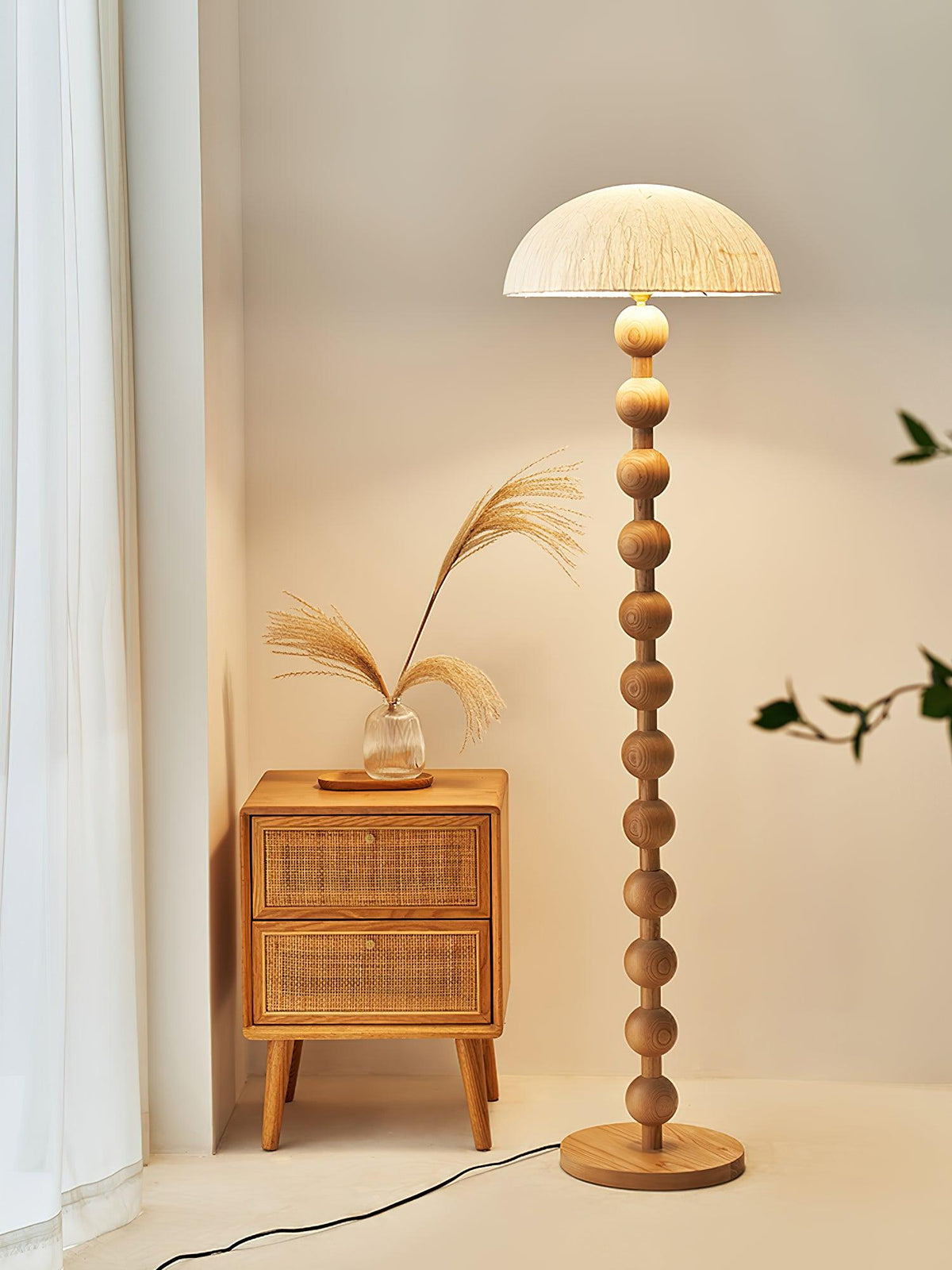 Lyliril lámpara de pie de madera