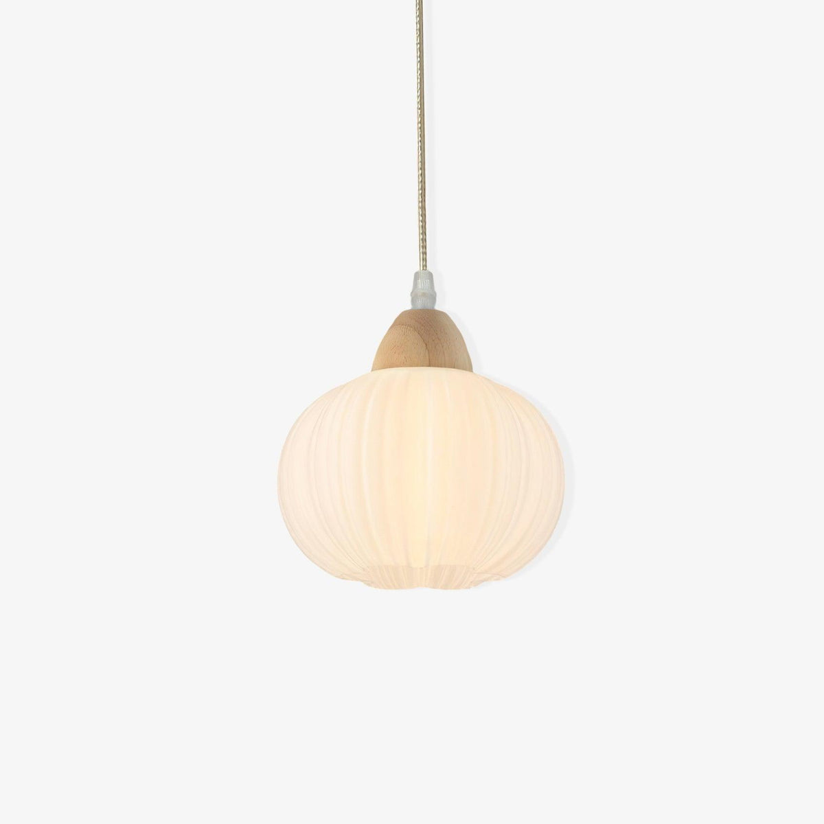 Pumpkin lámpara colgante moderna de madera