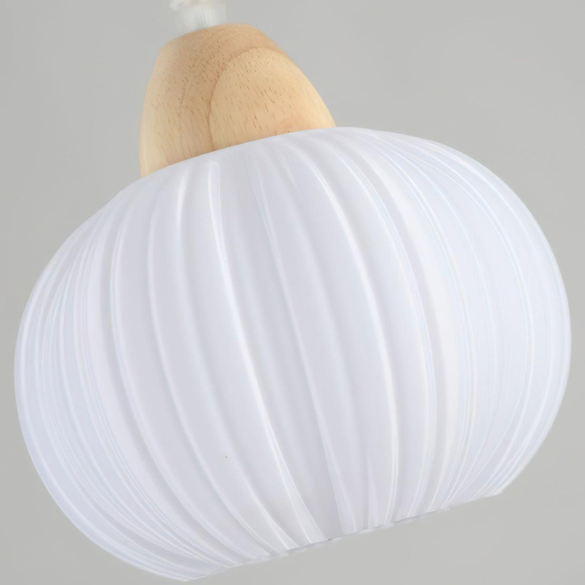 Pumpkin lámpara colgante moderna de madera
