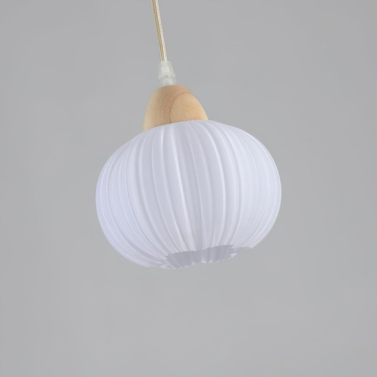 Pumpkin lámpara colgante moderna de madera