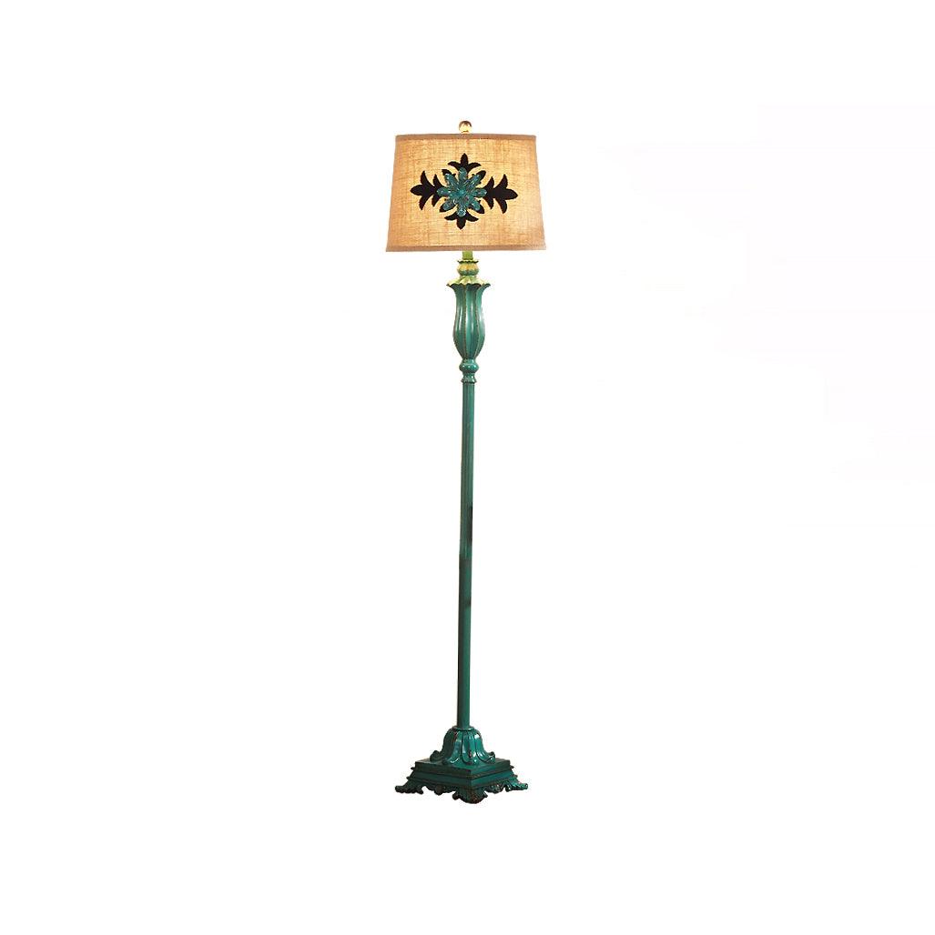 Lucirina Vintage lámpara de pie de resina