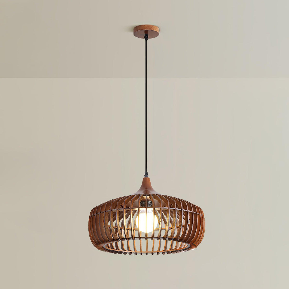 Lixu lámpara colgante de madera