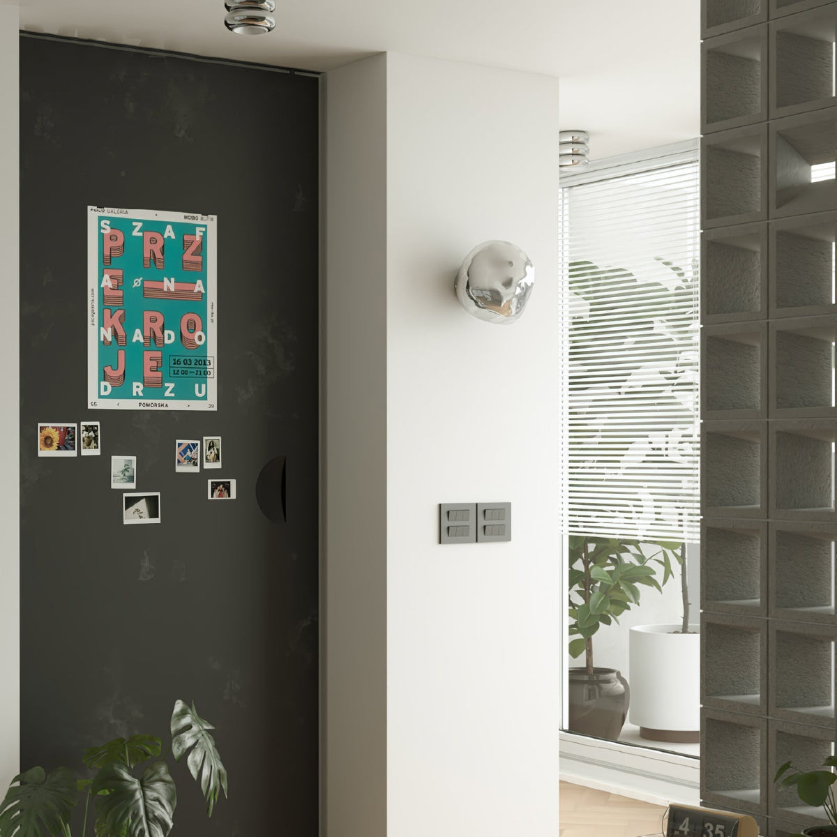 Bave aplique de pared Premium nórdico de arte