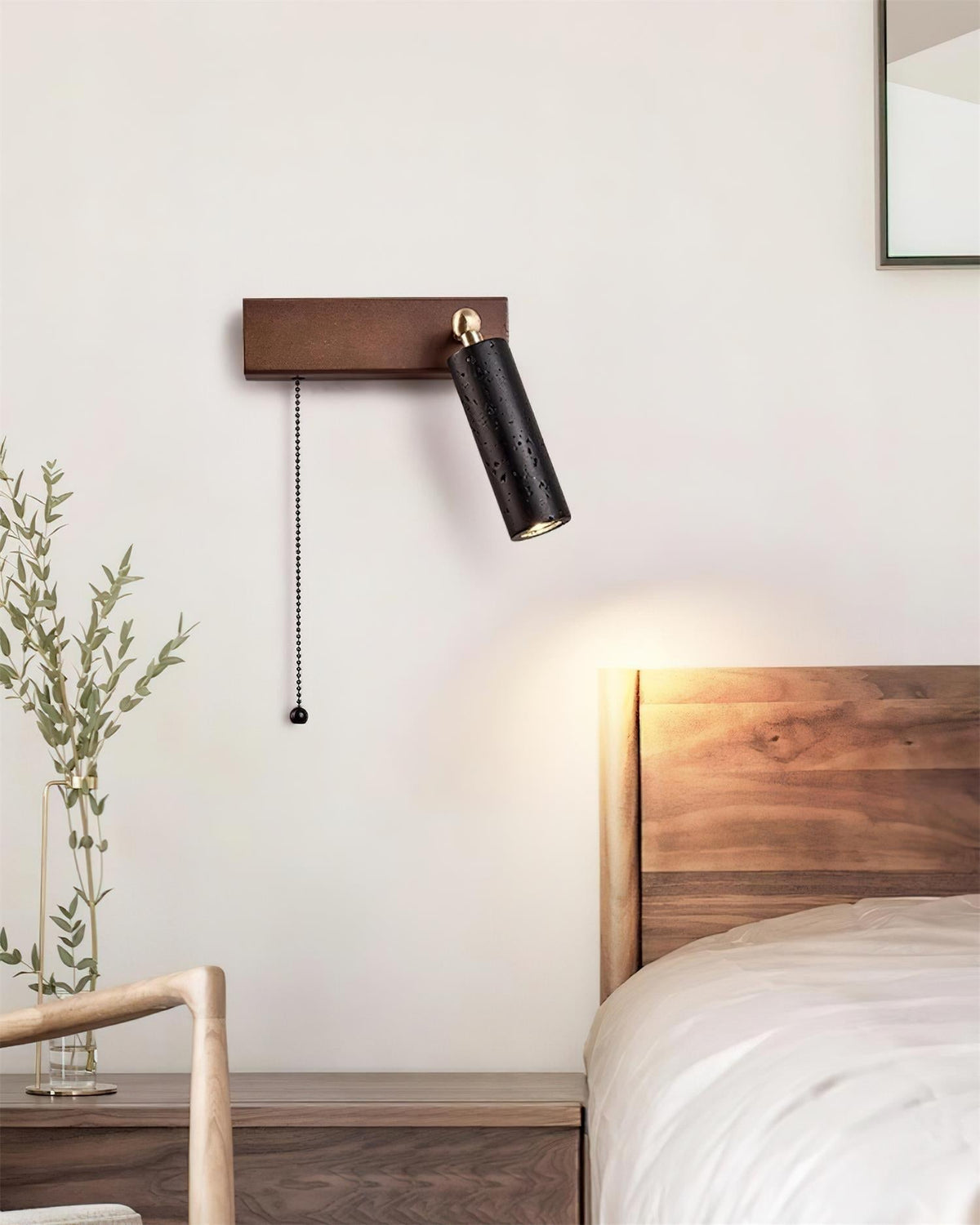 Dravyn aplique de pared negro travertino