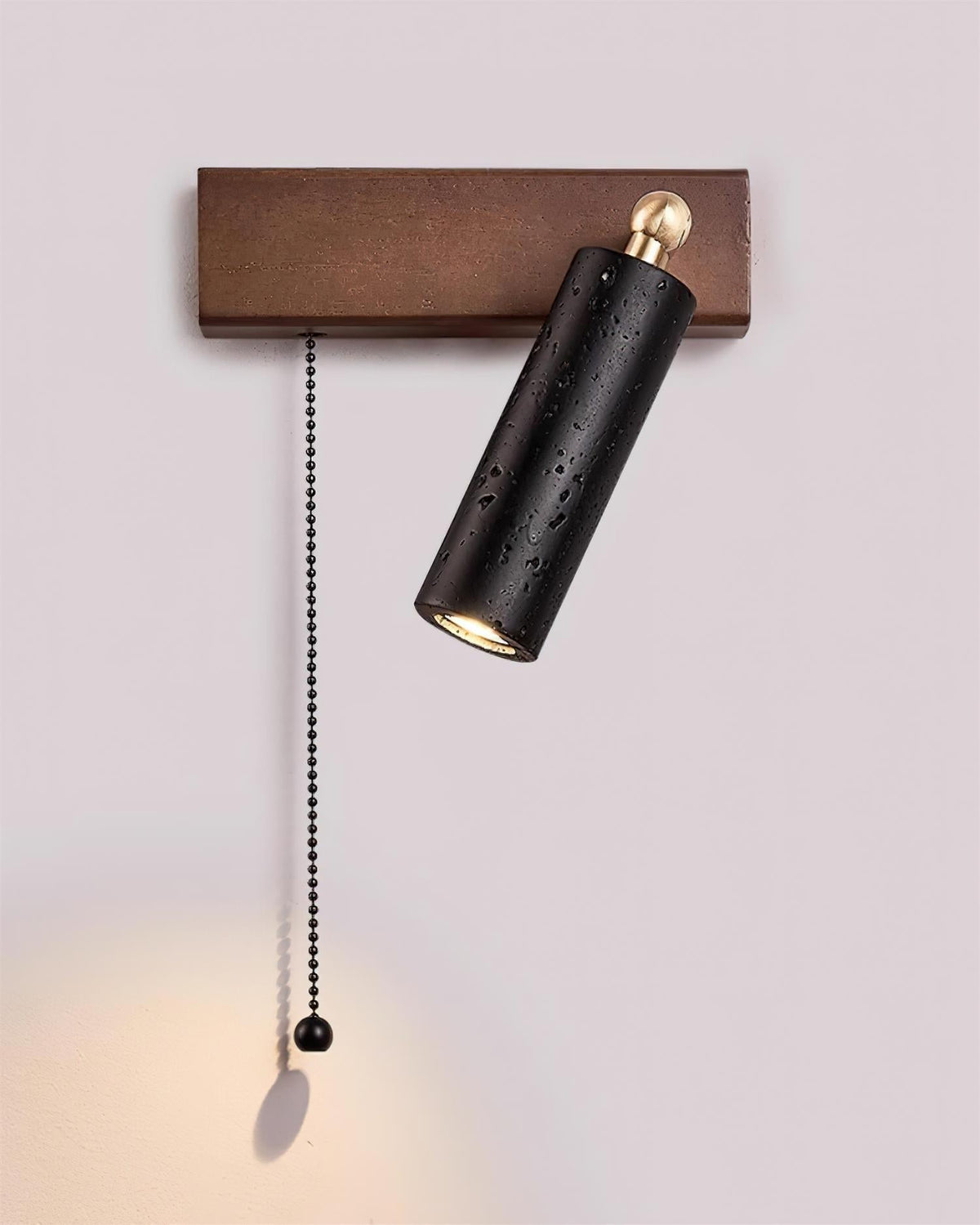 Dravyn aplique de pared negro travertino