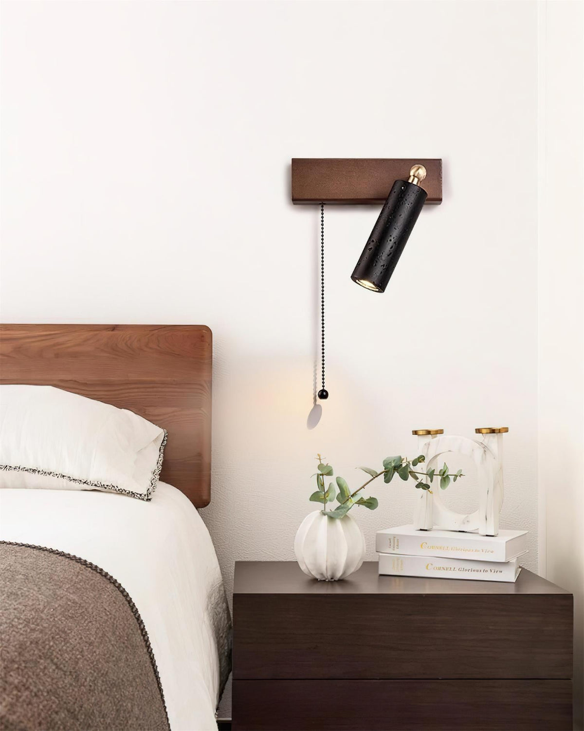 Dravyn aplique de pared negro travertino