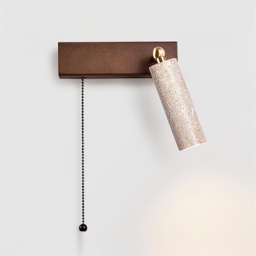 Dravyn aplique de pared negro travertino