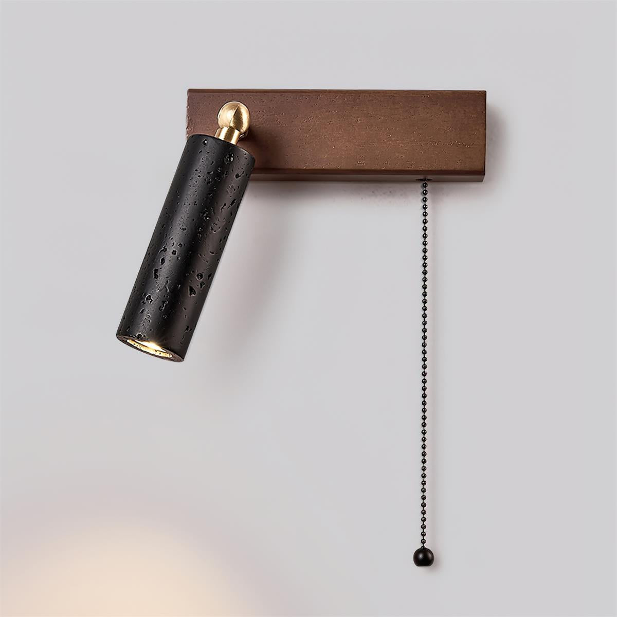 Dravyn aplique de pared negro travertino