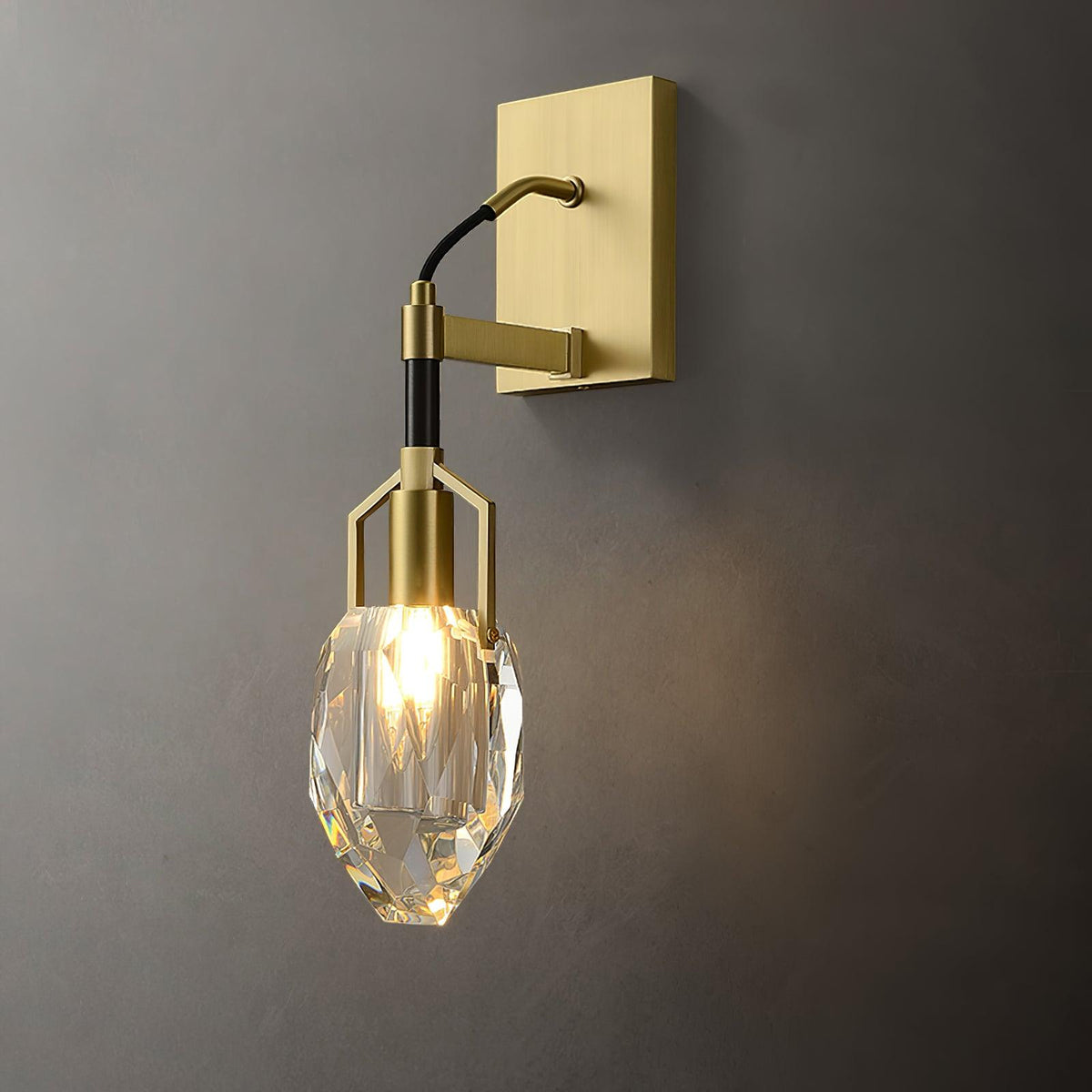 Isera aplique de pared Premium nórdico Art de cristal