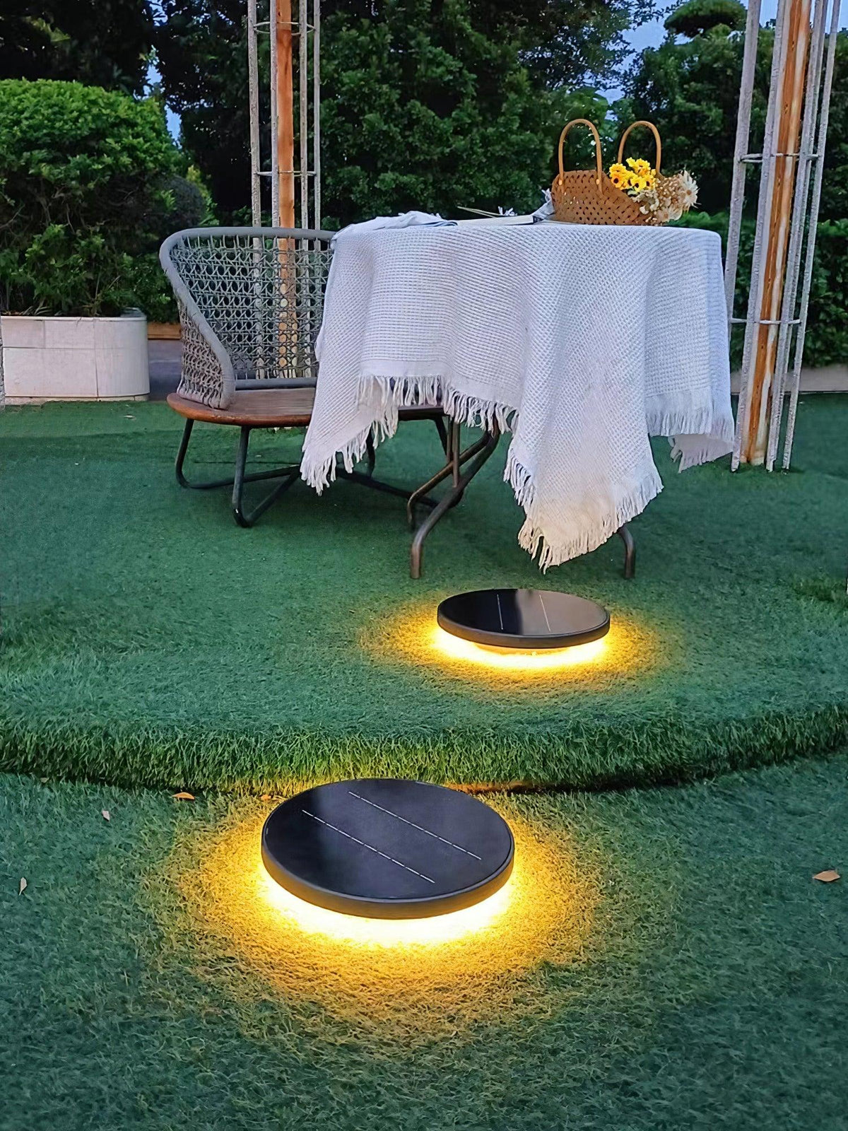 Rolten luminaria exterior moderna de aluminio
